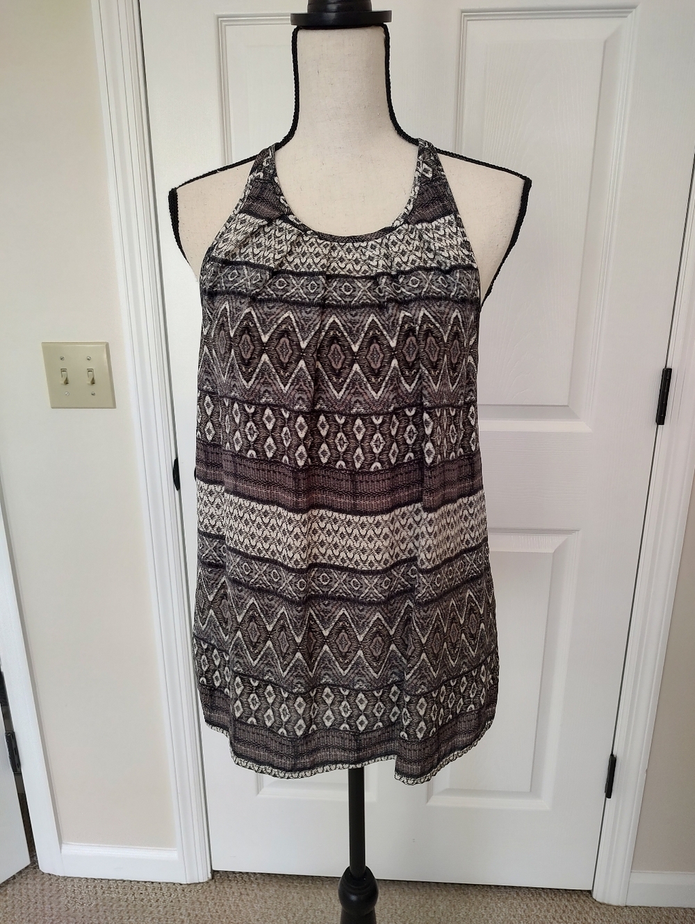 Cynthia Rowley 100% Silk Tank Top  L